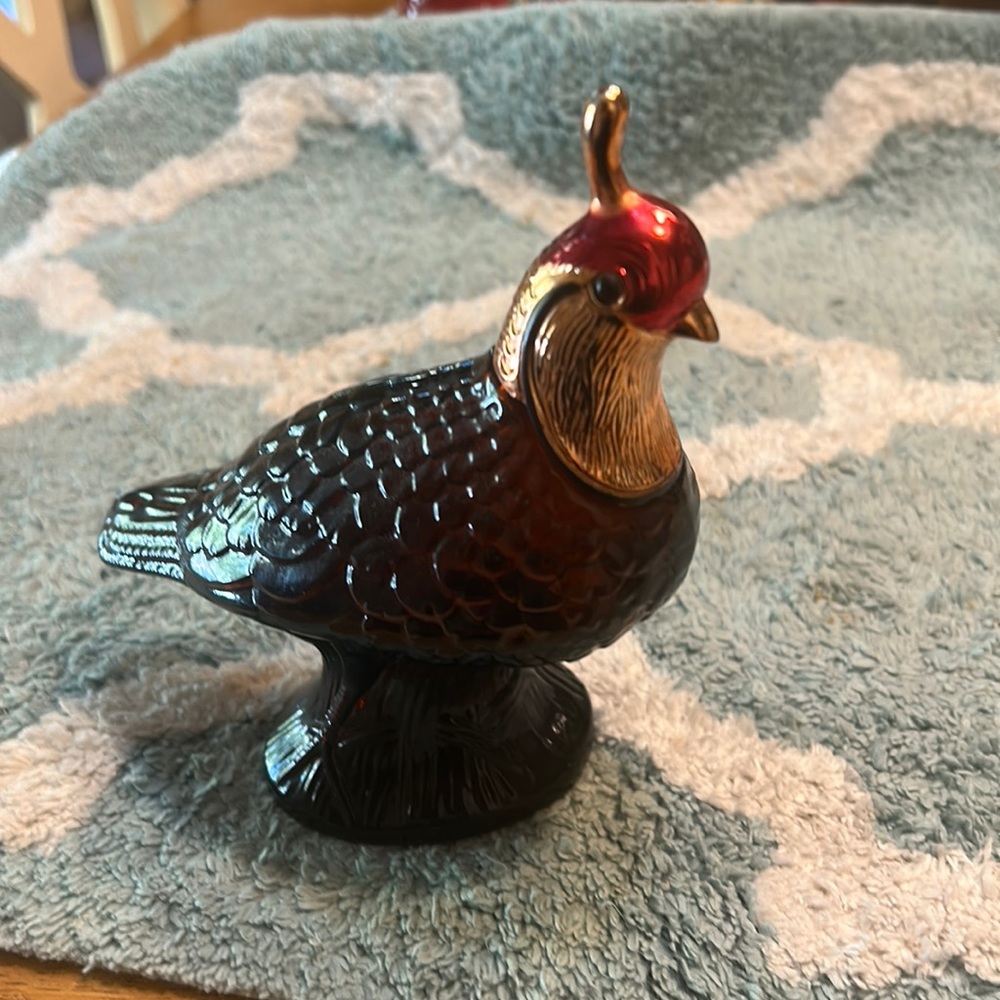 Avon quail decanter